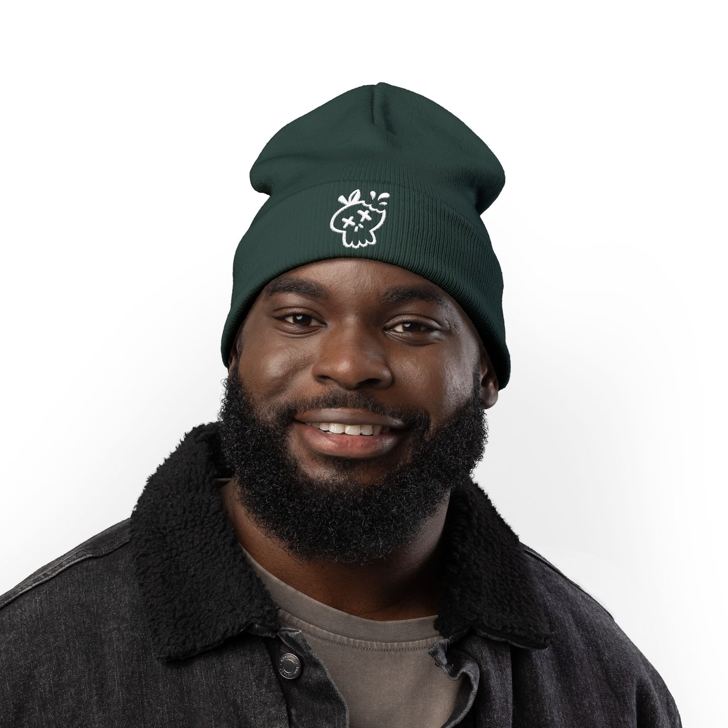 Bad Apple Toys Skull Beanie (Embroidered)