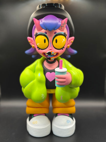 Oni Girl (BIG Series 1)- Green Jacket/ Heart Shirt