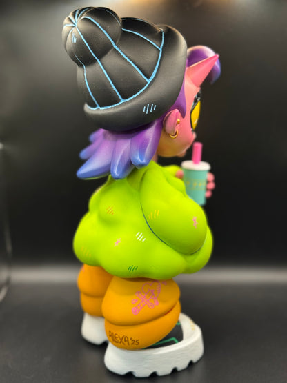 Oni Girl (BIG Series 1)- Green Jacket/ Heart Shirt