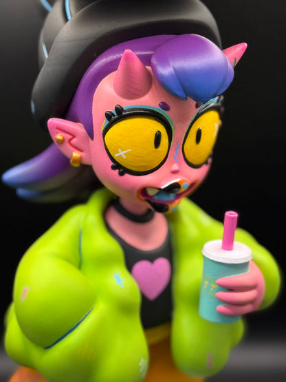 Oni Girl (BIG Series 1)- Green Jacket/ Heart Shirt