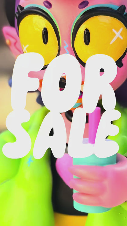 Oni Girl (BIG Series 1)- Green Jacket/ Heart Shirt